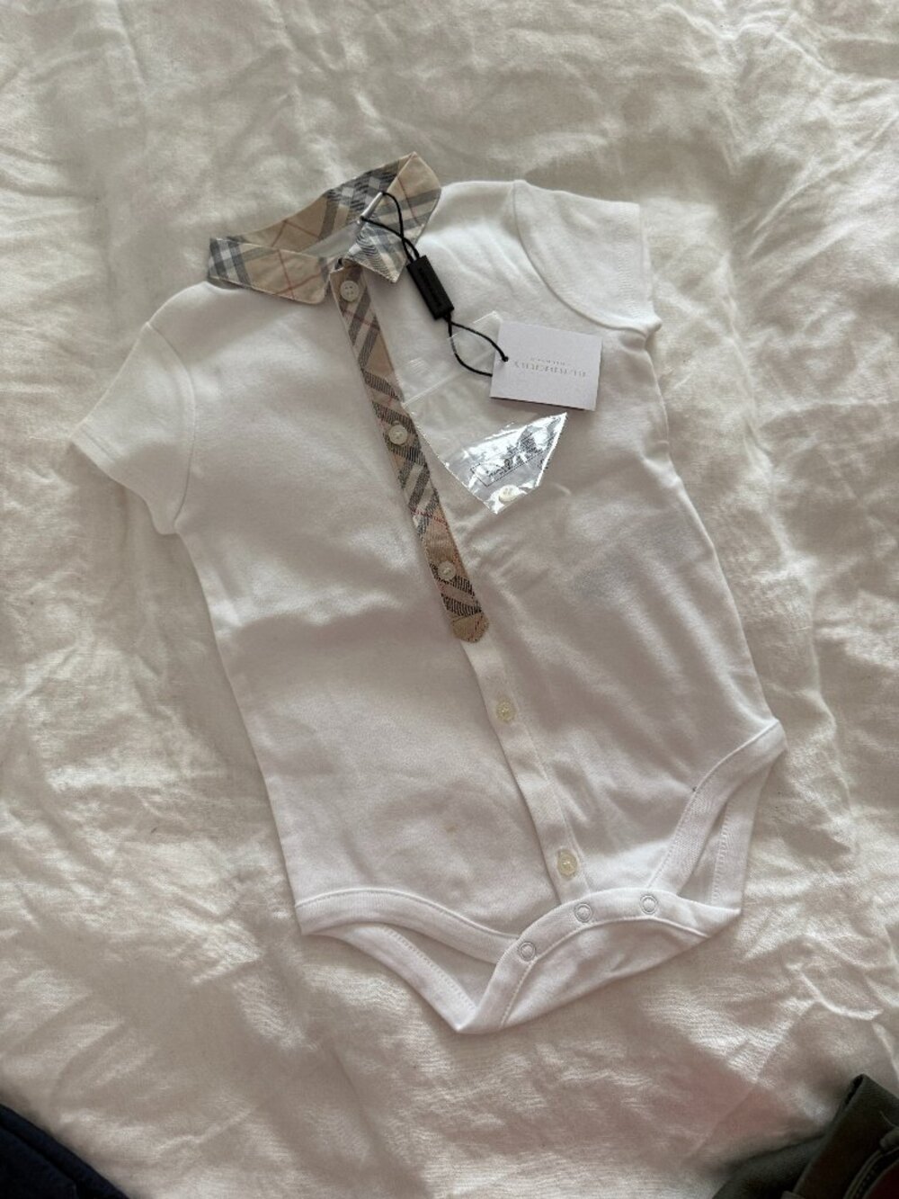 NWT Burberry Baby Onesie, sz 6M